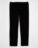 Pantalon décontracté à ceinture élastique coupe athlétique en velours côtelé AE