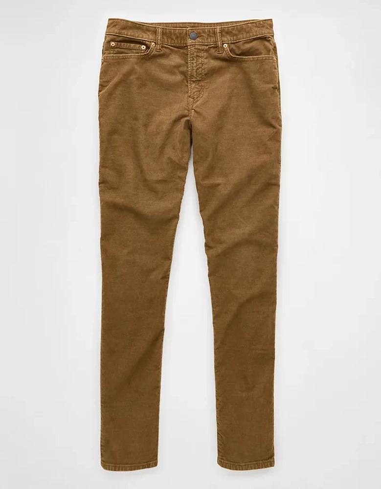 Pantalon à coupe athlétique en velours côtelé Flex AE