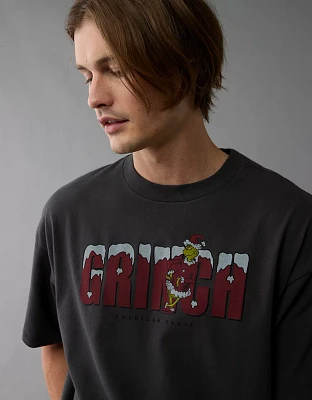 AE Boxy Grinch Holiday Graphic T-Shirt