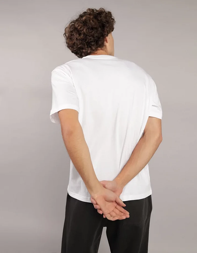 T-shirt à image logo emblématique AE