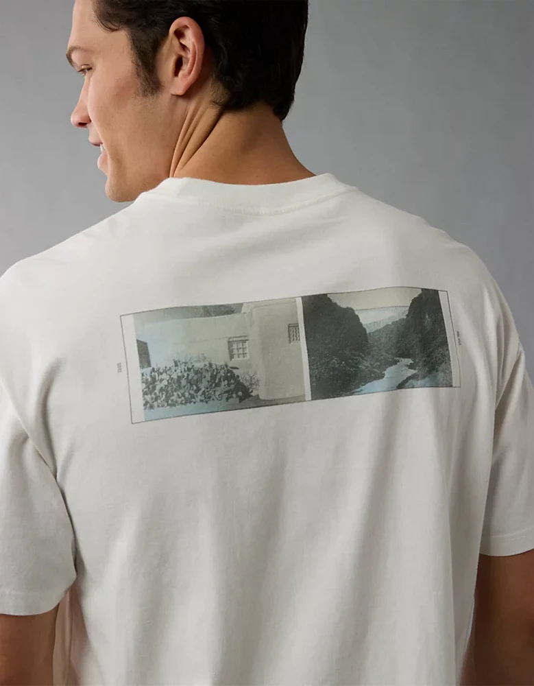 T-shirt droit à image photographique AE