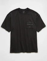 AE Boxy Logo Graphic Pocket T-Shirt