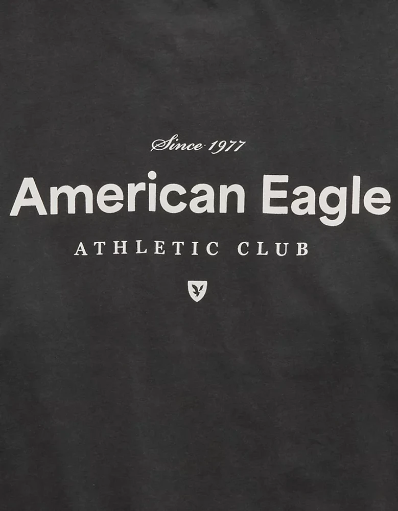 T-shirt droit à image logo AE