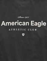 T-shirt droit à image logo AE