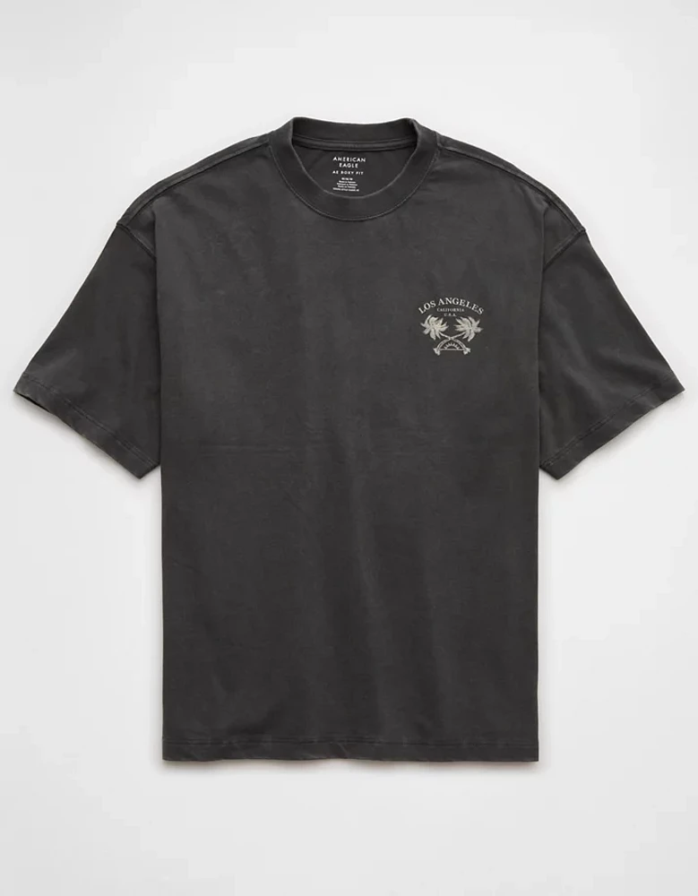 T-shirt droit à image Destination AE