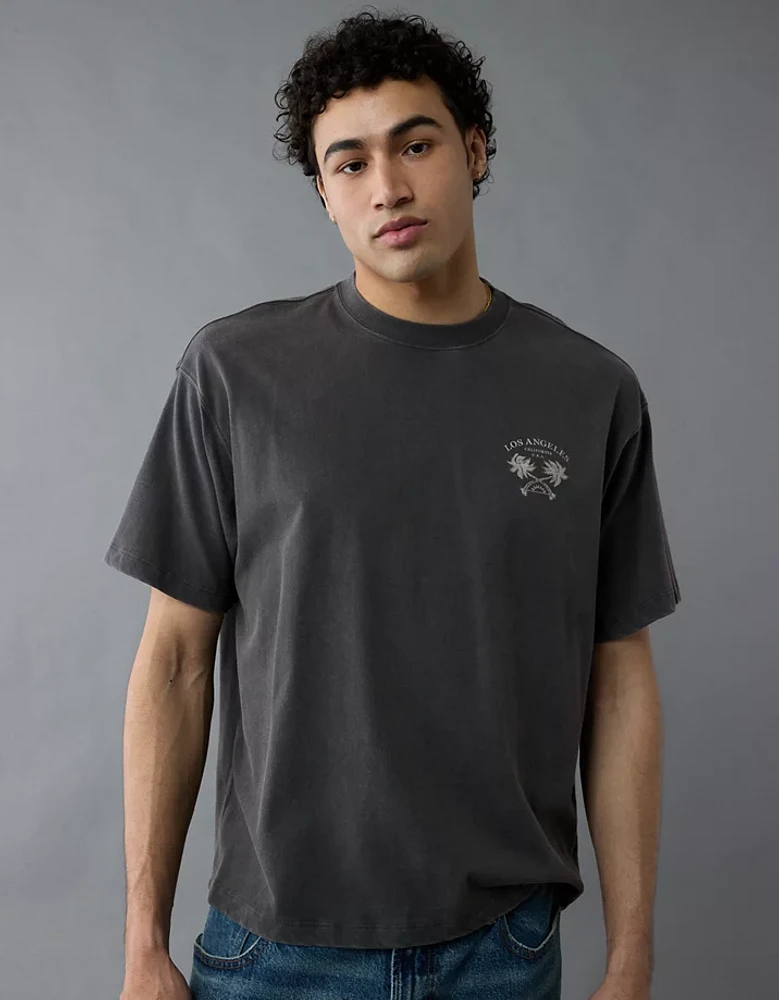T-shirt droit à image Destination AE