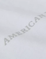 T-shirt à image et logo surdimensionné lourd Luxe décontracté AE
