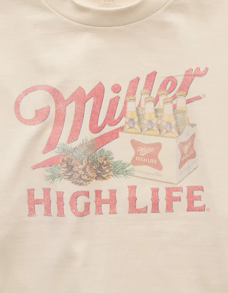 AE Boxy Miller High Life Graphic T-Shirt