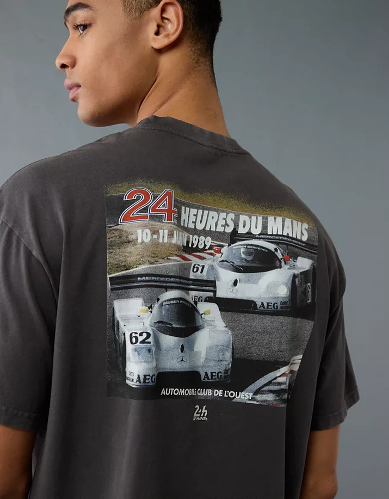 AE Boxy Le Mans Racing Graphic T-Shirt