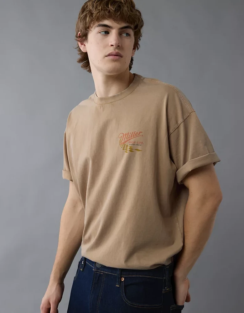 AE Boxy Miller High Life Graphic T-Shirt