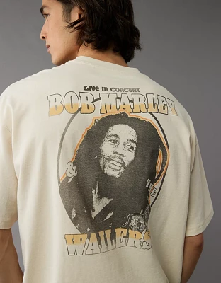 T-shirt droit à image Bob Marley AE