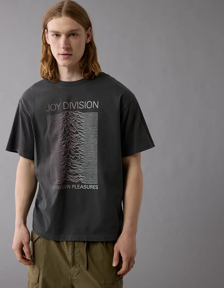 T-shirt droit à image Joy Division AE