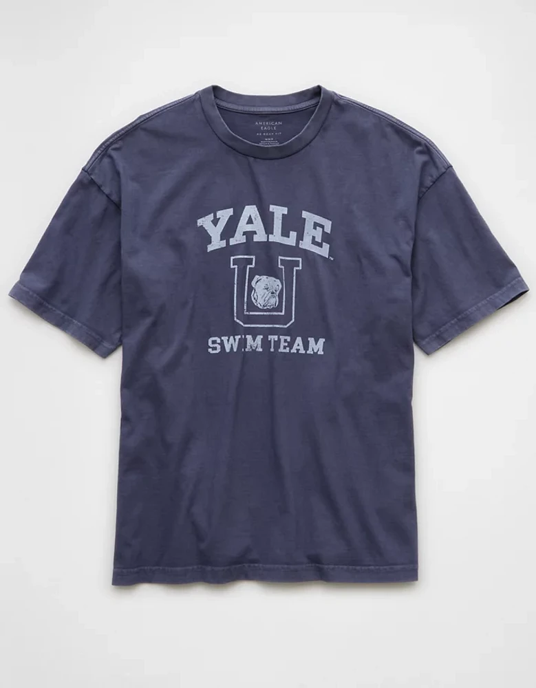 T-shirt droit à image Yale AE