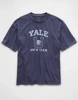 T-shirt droit à image Yale AE
