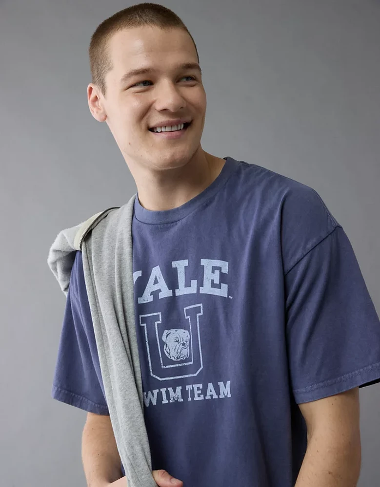 T-shirt droit à image Yale AE