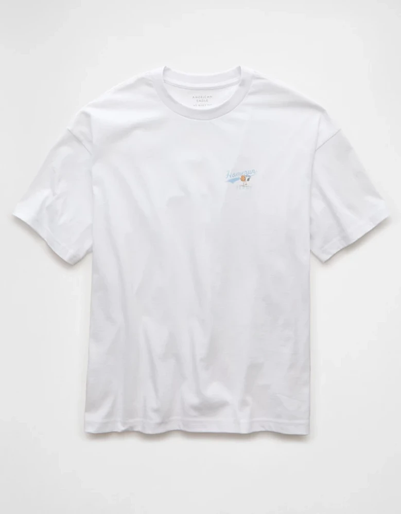 T-shirt droit à image Snoopy AE