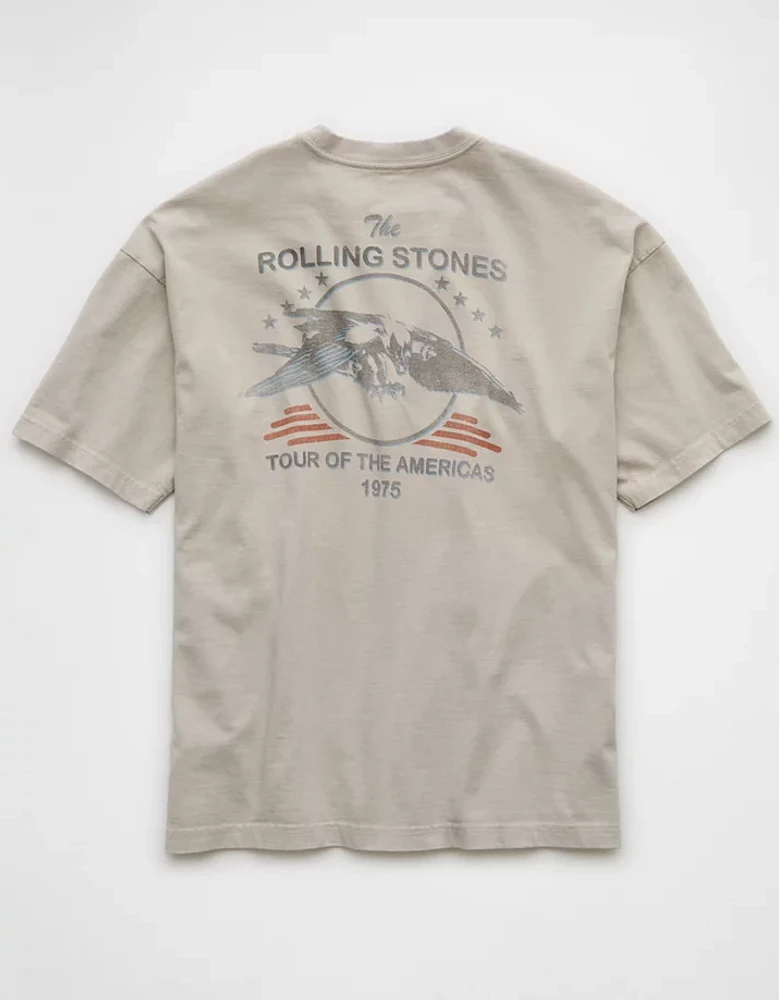T-shirt droit à image The Rolling Stones AE