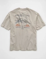 T-shirt droit à image The Rolling Stones AE