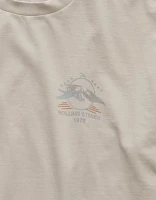 T-shirt droit à image The Rolling Stones AE