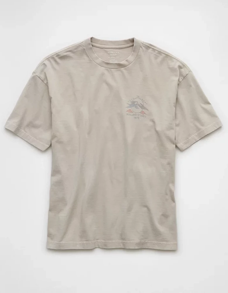 T-shirt droit à image The Rolling Stones AE
