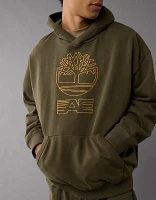 Timberland x AE Embroidered Cotton Hoodie