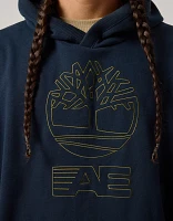 Timberland x AE Embroidered Cotton Hoodie