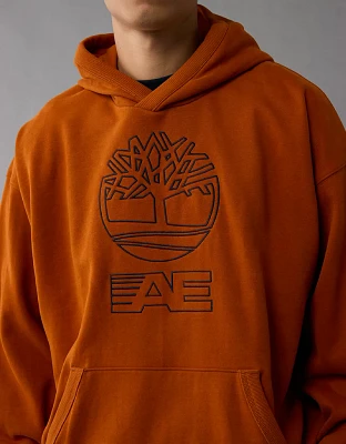 Timberland x AE Embroidered Cotton Hoodie