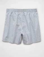 Caleçon boxeur extensible à carreaux pour hommes AEO