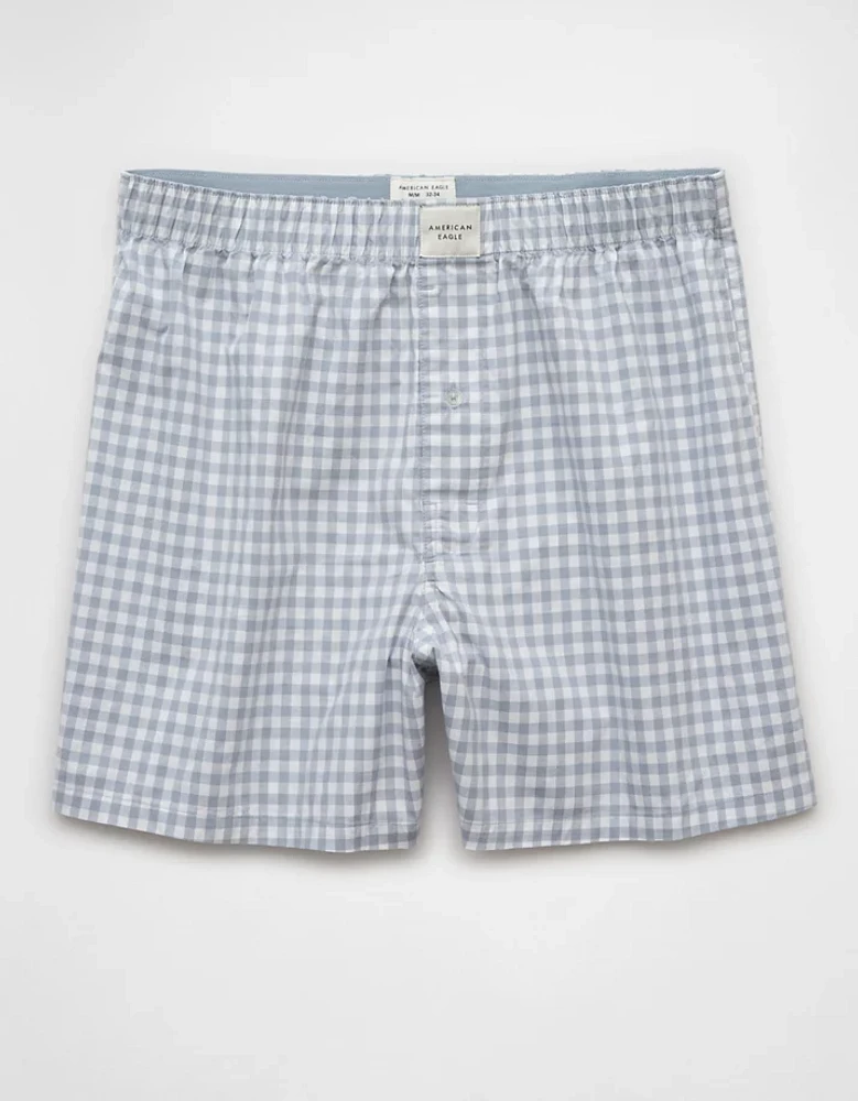 Caleçon boxeur extensible à carreaux pour hommes AEO