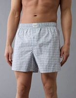 Caleçon boxeur extensible à carreaux pour hommes AEO