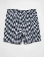 AEO Men's Plaid Stretch Boxer Short