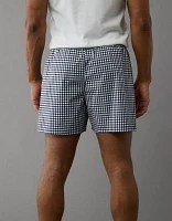 AEO Men's Plaid Stretch Boxer Short