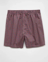 AEO Men's Plaid Stretch Boxer Short