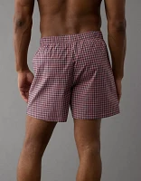 AEO Men's Plaid Stretch Boxer Short