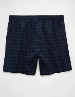 AEO Men's Plaid Stretch Boxer Short