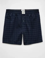 AEO Men's Plaid Stretch Boxer Short