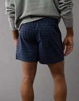 AEO Men's Plaid Stretch Boxer Short