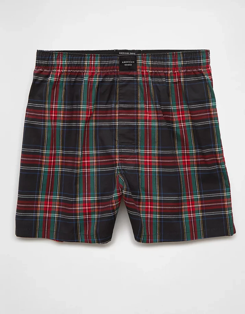 AEO Plaid Stretch Boxer Short