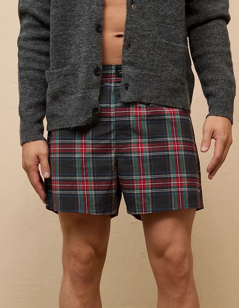 AEO Plaid Stretch Boxer Short