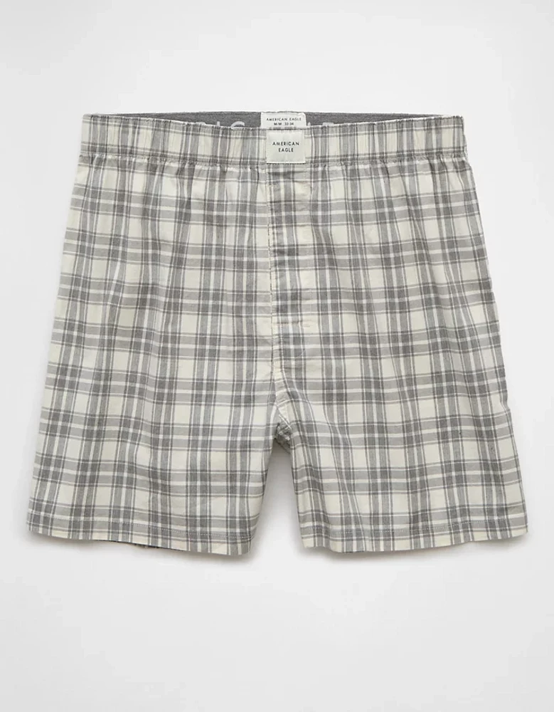 AEO Plaid Stretch Boxer Short