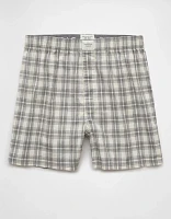 AEO Plaid Stretch Boxer Short