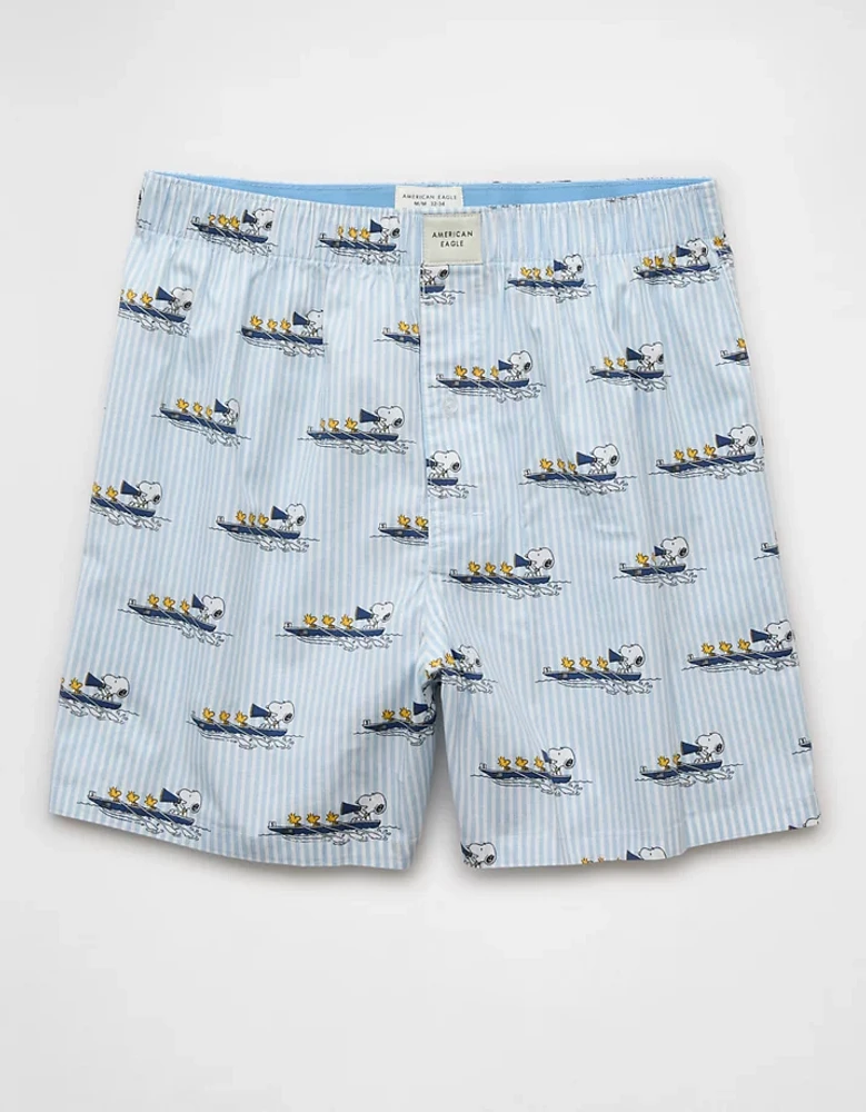 Caleçon boxeur extensible Snoopy en bateau pour hommes AEO