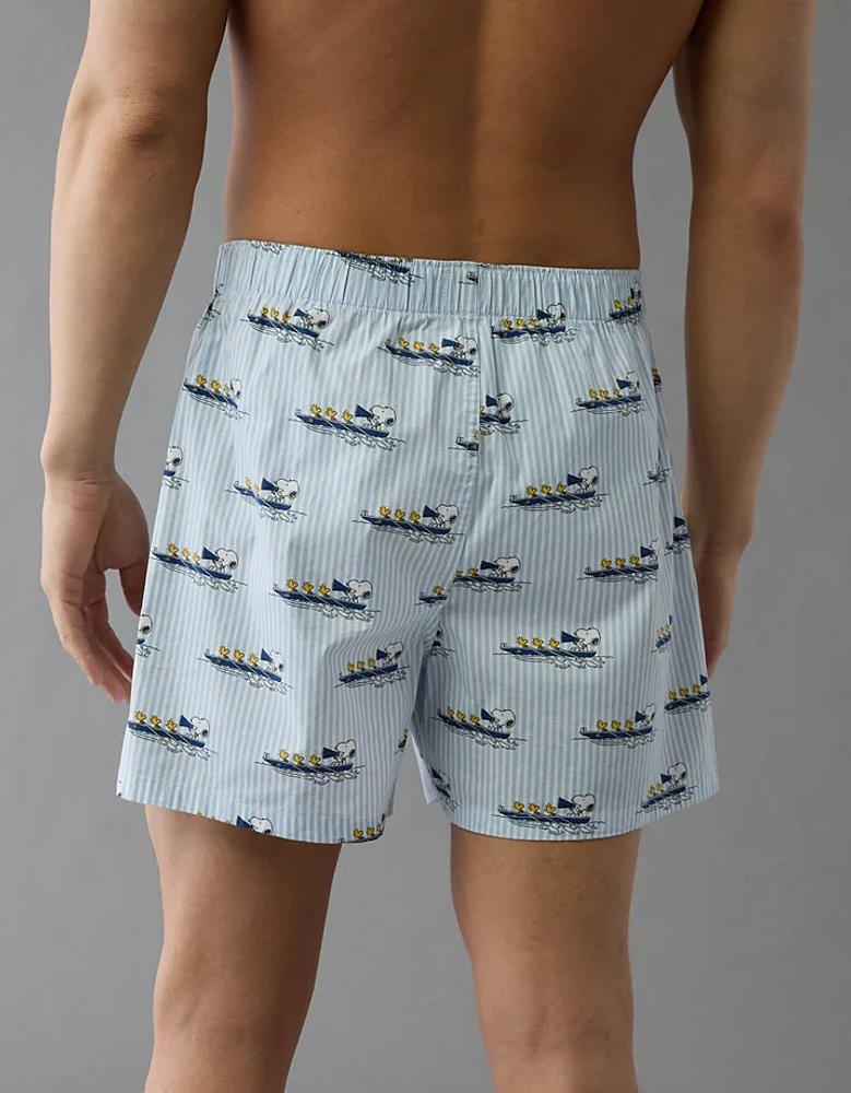 Caleçon boxeur extensible Snoopy en bateau pour hommes AEO