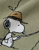 Caleçon boxeur extensible Snoopy à la pêche pour hommes AEO
