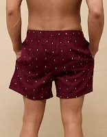 AEO Men's Tiny Penguins Flannel Pocket Boxer Short