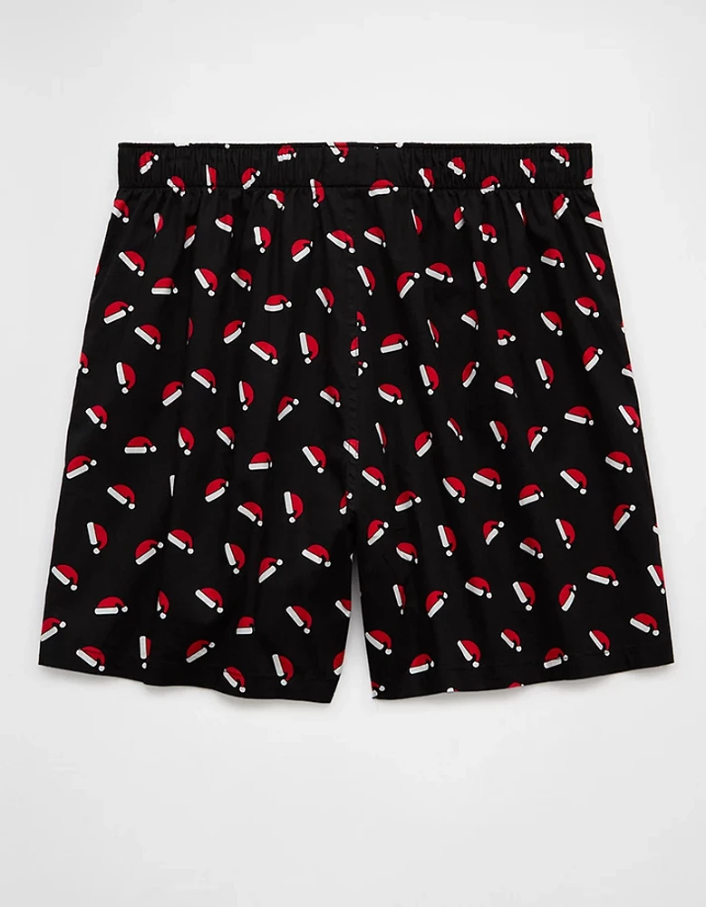 AEO Men's Santa Hats Stretch Boxer Short