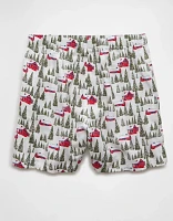 AEO Winter Farm Flannel Pocket Boxer Short