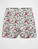 AEO Winter Farm Flannel Pocket Boxer Short