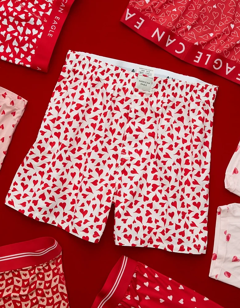 AEO Men's Valentine's Day Hearts Stretch Boxer Short