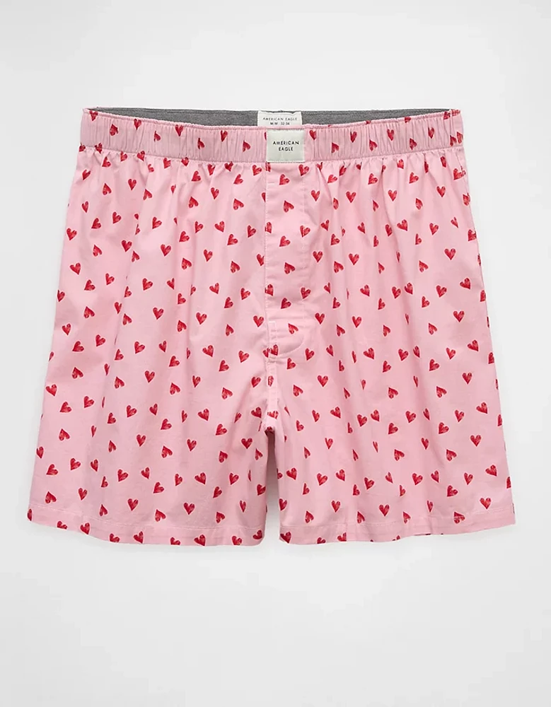 AEO Men's Valentine's Day Hearts Stretch Boxer Short